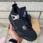 Nike Air Jordan 4 Black Cat &acirc;��Chrome&acirc;��