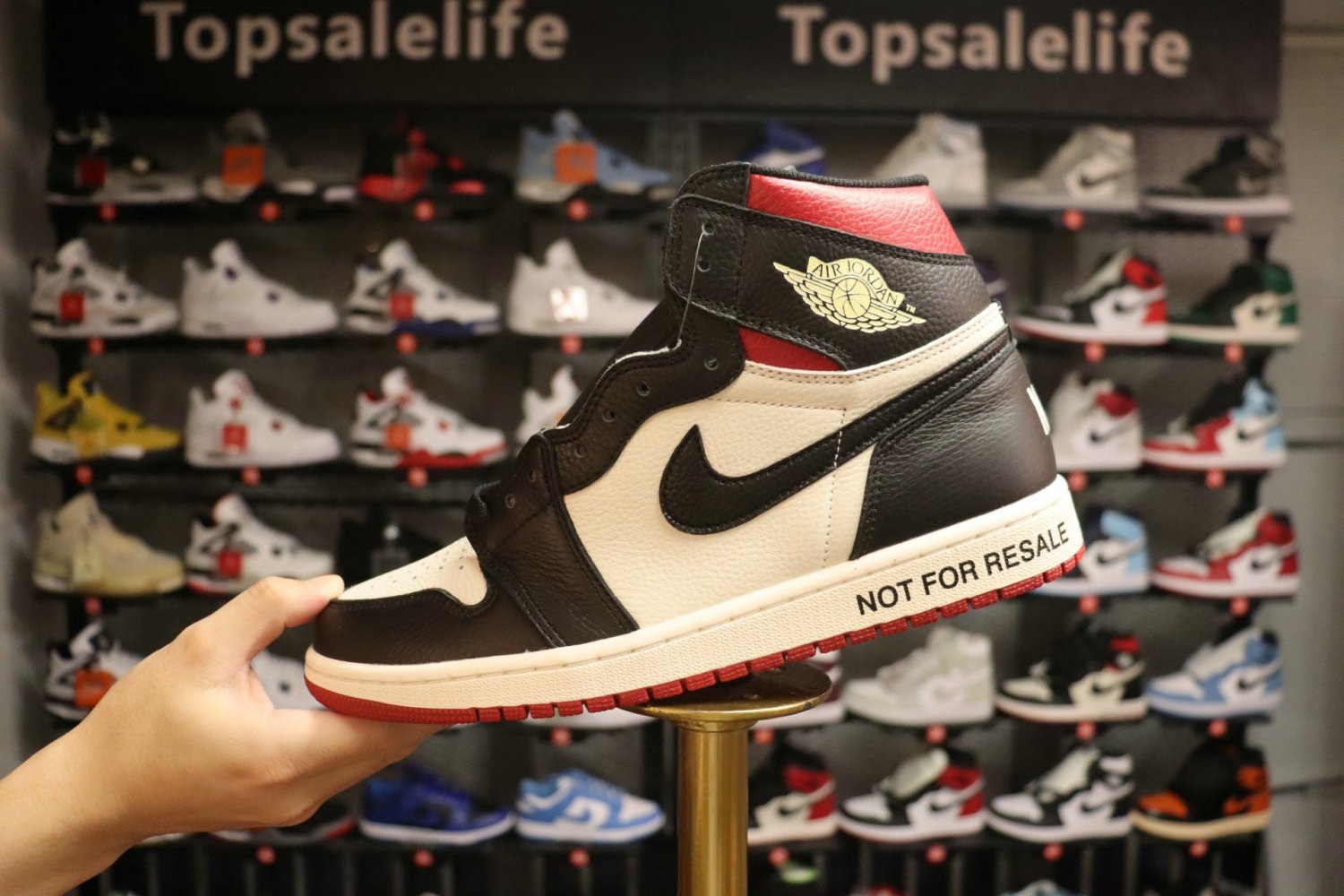 Nike Air Jordan 1 Retro High OG NRG 'Not for Resale Varsity Red'
