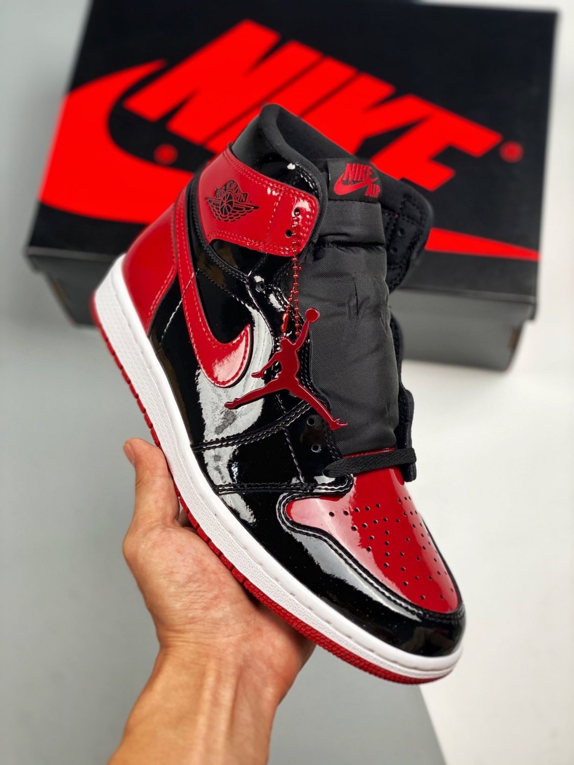 Nike Air Jordan 1 Retro High OG Patent Bred_1