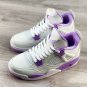 Air Jordan 4 White  Purple Oreo