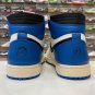 Fragment X Travis Scott&Acirc;&nbsp;Air Jordan 1 Retro High Sp  Sail  Military Blue