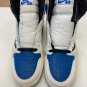 Fragment X Travis Scott&Acirc;&nbsp;Air Jordan 1 Retro High Sp  Sail  Military Blue