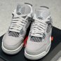 NIKE Air Jordan 4 Retro Frozen Moments White Grey