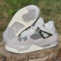 NIKE Air Jordan 4 Retro Frozen Moments White Grey