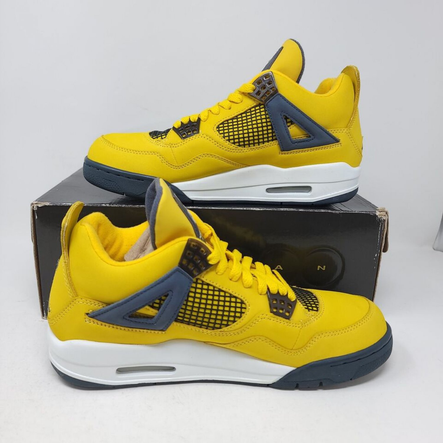 Nike Air Jordan 4 Retro LS Lightning 2006 Tour Yellow Grey 314254 702