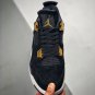 NIKE Air Jordan 4 Retro Royalty Black Metallic Gold