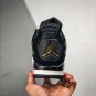NIKE Air Jordan 4 Retro Royalty Black Metallic Gold