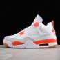 Nike Air Jordan 4 Retro SB White Orange Unisex Sneaker