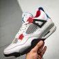 NIKE Air Jordan 4 Retro What The White Blue