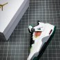 NIKE Air Jordan 4 Retro White Lucid Green Rasta