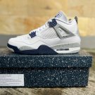 NIKE Air Jordan 4 Retro White Midnight Navy