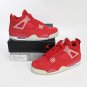 Nike Air Jordan 4 Retro Wine Red Ink Splashing