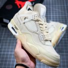 NIKE Air Jordan 4 Retro X Off-White SP SAIL