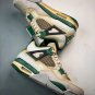 Nike Air Jordan 4 Sail Green Custom