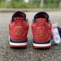 Nike Air Jordan 4 SE &acirc;��FIBA&acirc;�� Gym RedWhite-Metallic Gold-Obsidian