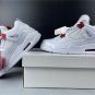 Nike Air Jordan 4 University Red- metallic Silver Sneaker