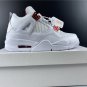 Nike Air Jordan 4 University Red- metallic Silver Sneaker