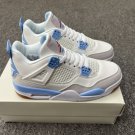 Nike Air Jordan 4 White Light Blue Sneaker For Men And Women
