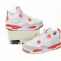 Nike Air Jordan 4 White Orange