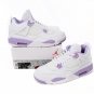 Nike Air Jordan 4 White Purple Oreo