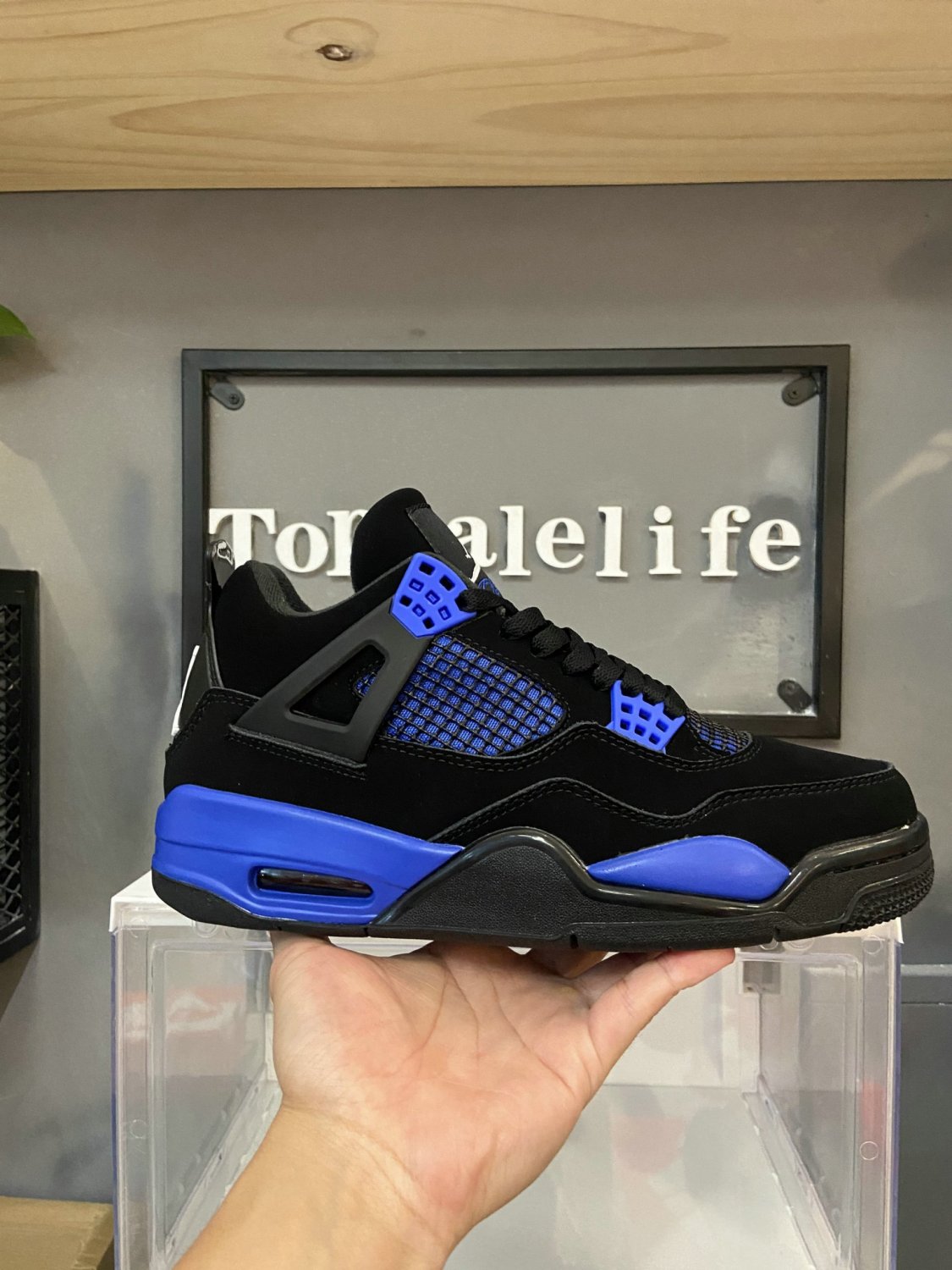 Nike Air JORDAN 4 x BLUE THUNDER