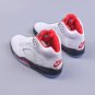 Nike Air Jordan 5 Retro Fire Red Silver Tongue