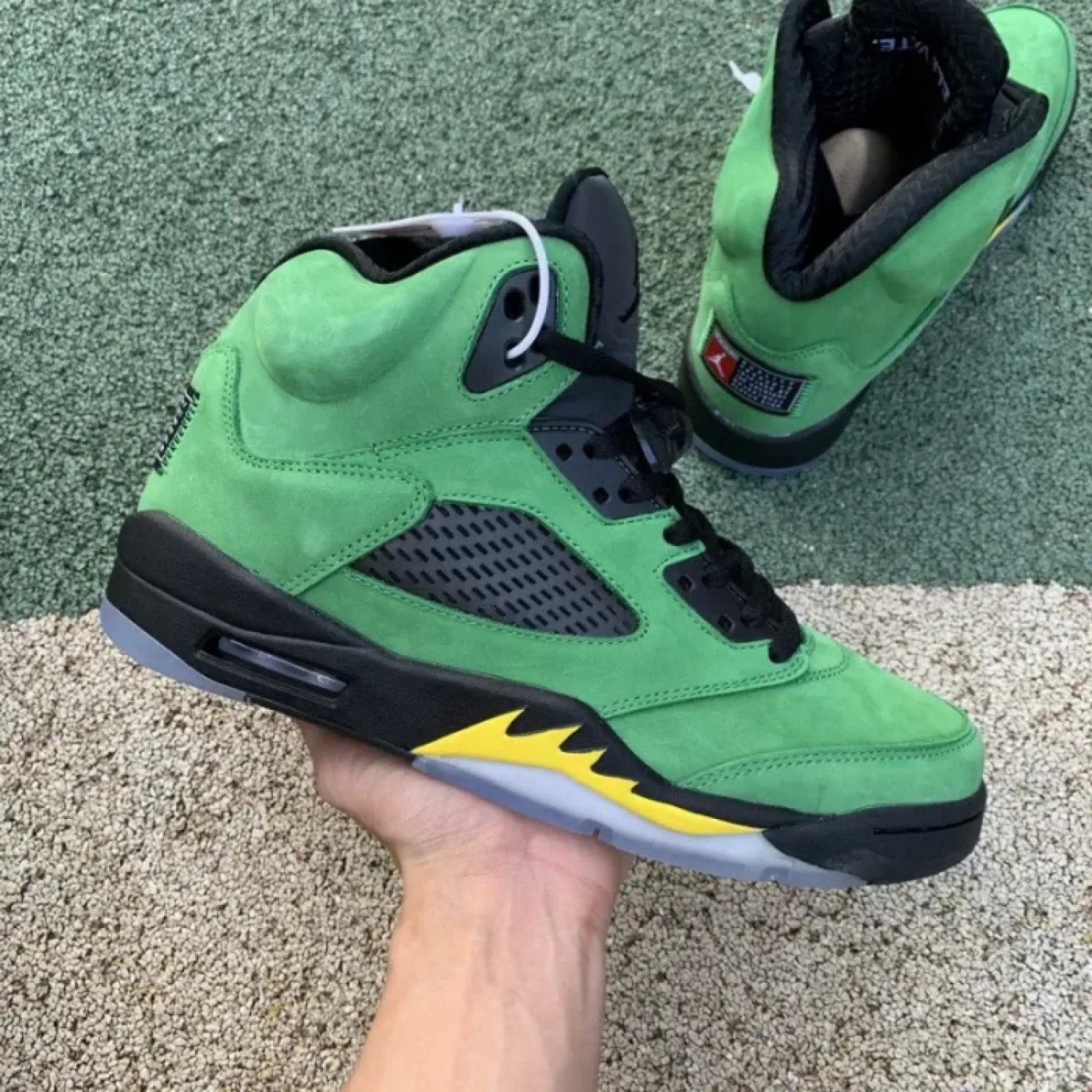 NIKE Air Jordan 5 SE &acirc;��Oregon&acirc;�� Ducks Green