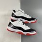 NIKE Air Jordan 11 Low &acirc;��White Bred&acirc;�� Red Black