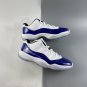 NIKE Air Jordan 11 Low WhiteBlack-Concord Blue