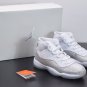 Nike Air Jordan 11 Retro White Metallic Silver