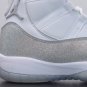 Nike Air Jordan 11 Retro White Metallic Silver