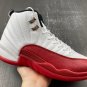 Nike Air Jordan 12 OG  Cherry  White Metallic Silver Varsity Red