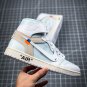 OFF WHITE X NIKE Air Jordan Retro High NRG White