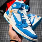 OFF WHITE X NIKE Air Jordan Retro High White University Blue