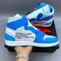 Off-White x Air Jordan 1 Retro High University Blue ' UNC ' White
