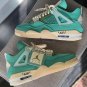 Off-White x Air Jordan 4 Sail Neptune