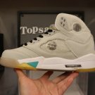 OFF-WHITE x Air Jordan 5 Grey Green White