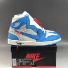 Off-White x Nike Air Jordan 1 UNC Blue
