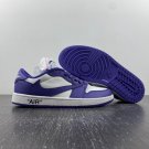 Off-White X Travis Scott X Air Jordan 1 Low White Purple