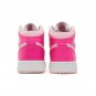 Personalized Nike Jordan 1 Mid (Hot pink Jordans with Crystals) Air Jordan 1 Mid