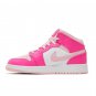 Personalized Nike Jordan 1 Mid (Hot pink Jordans with Crystals) Air Jordan 1 Mid