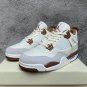 Sb X Nike Air Jordan 4 White Brown Sneaker