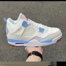 Sb X Nike Air Jordan 4 White Light Blue Sneaker