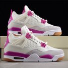 Sb X Nike Air Jordan 4 White Purple Sneaker