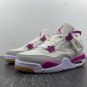 Sb X Nike Air Jordan 4 White Purple Sneaker