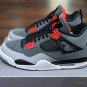 Shoes Jordan 4 Infrared Dark Grey Sneaker for Men and Women, New Best Gift 2022
