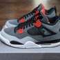 Shoes Jordan 4 Infrared Dark Grey Sneaker for Men and Women, New Best Gift 2022