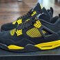 Shoes NIKE Air Jordan 4 Retro Yellow THUNDER 2023