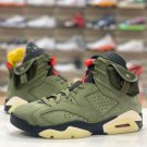 Travis Scott Cactus Jack x Air Jordan 6 Retro 'Olive'  Green