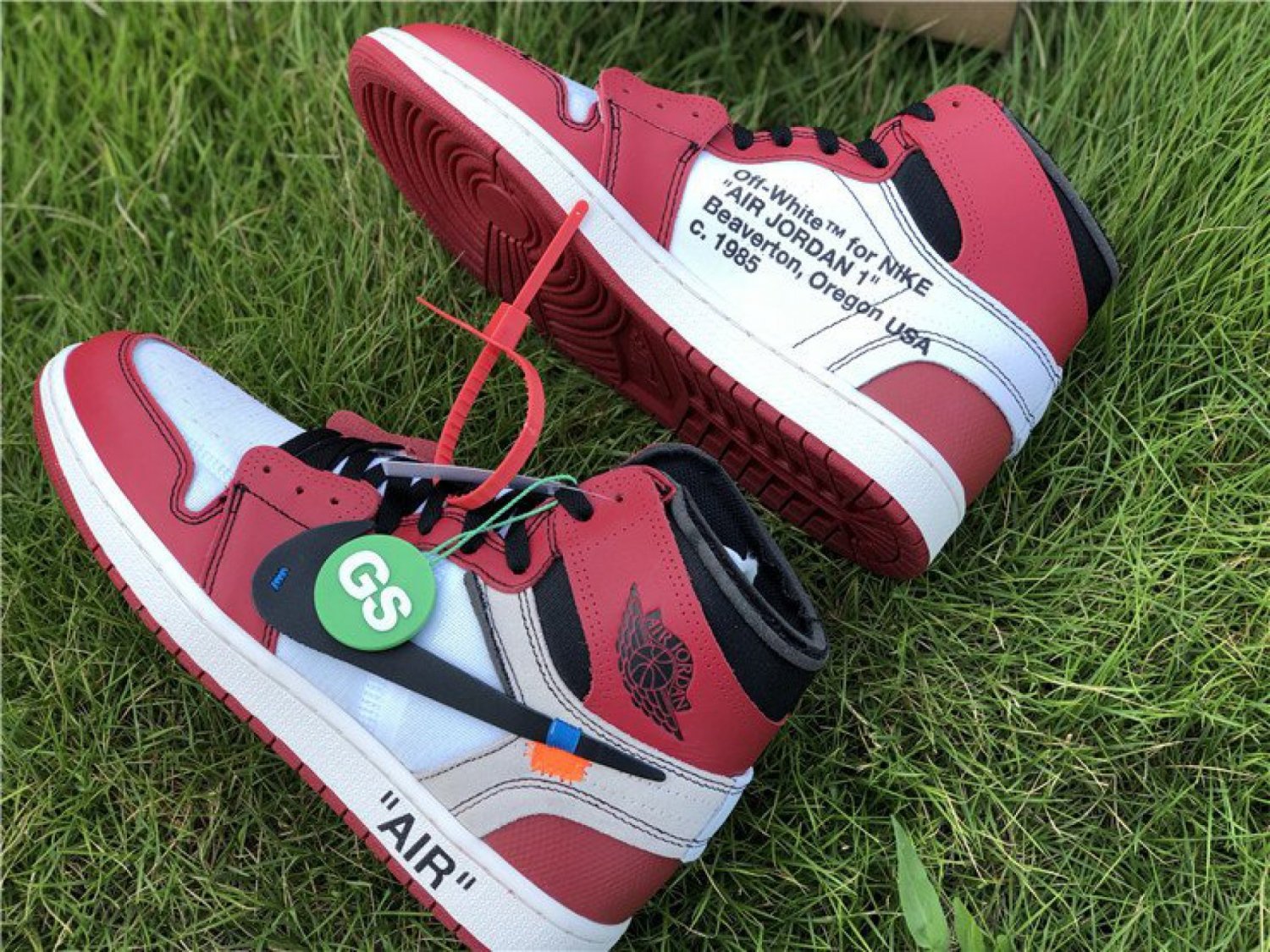 Virgil Abloh Nike Air Jordan 1 Off-White Chicago - Virza Shoes